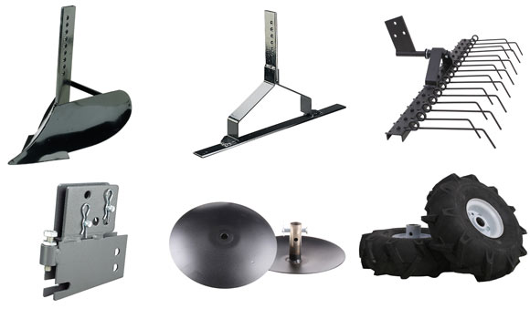 Various accessories are available foe the Texas rotavators.